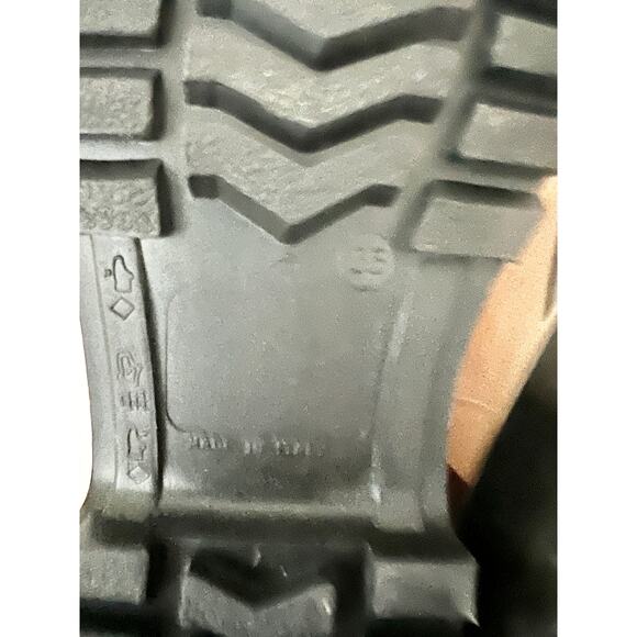 Burberry Round Toe Rubber Rain Boots Beige Women's Size 35 / 5 - Picture 13 of 16